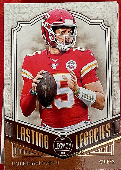 2020 Panini Legacy #LL-PM Patrick Mahomes II Lasting Legacies Kansas City Chiefs — front