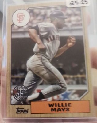 2022 Topps 35th Anniversary #T87-96 Willie Mays — front