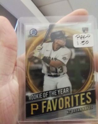 2021 Bowman Chrome Rookie of the Year Favorites #RRY-KH Ke'Bryan Hayes — front