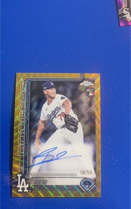 2024 Topps Chrome Rookie Autographs #RA-BC Ben Casparius — front
