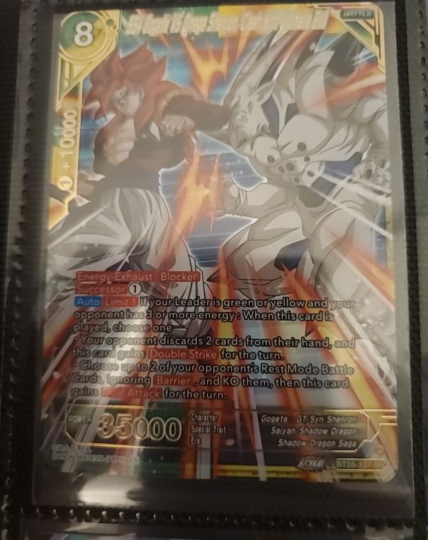 Dragon Ball Super Card Game BT25-135 Gogeta, GT Syn Shenron — front
