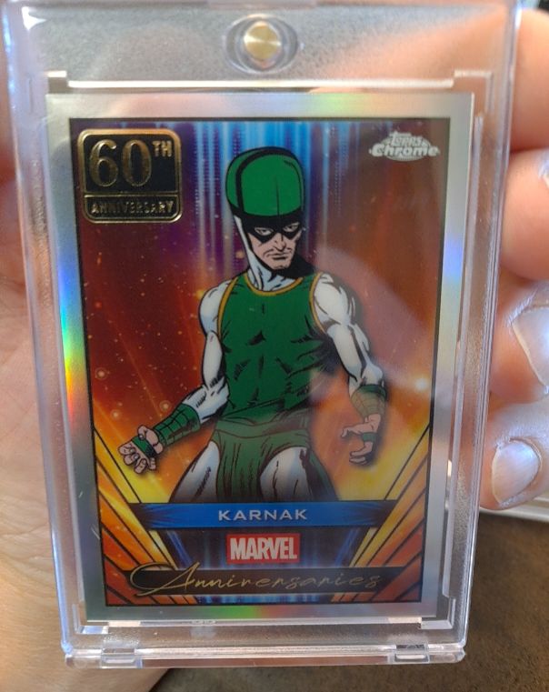 2025 Topps Chrome Marvel Anniversaries #MA-11 Karnak — front