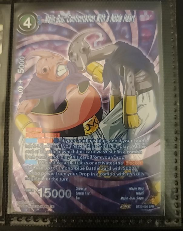 Majin Buu, Confrontation With a Noble Heart BT25-066 Dragon Ball Super — front