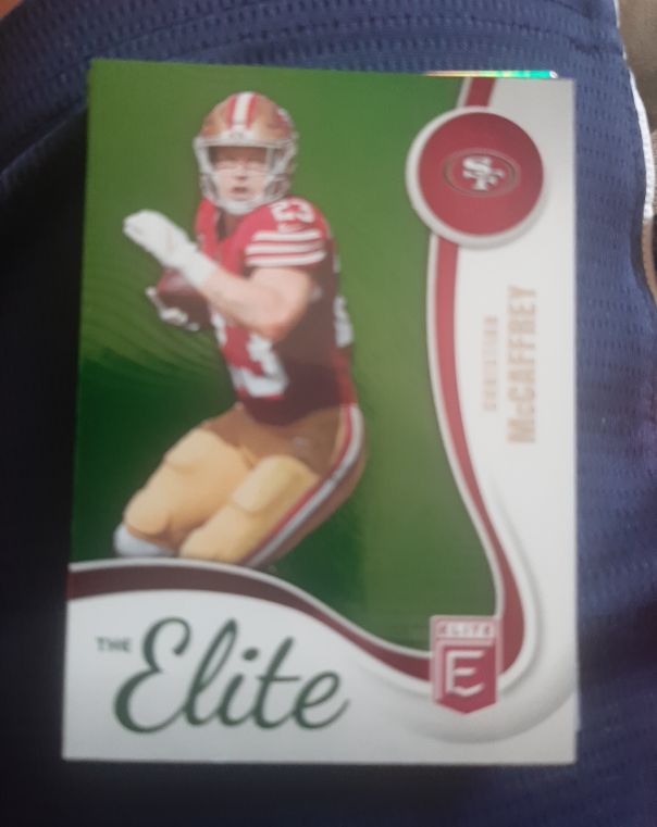 2025 Panini Donruss Elite The Elite Christian McCaffrey — front