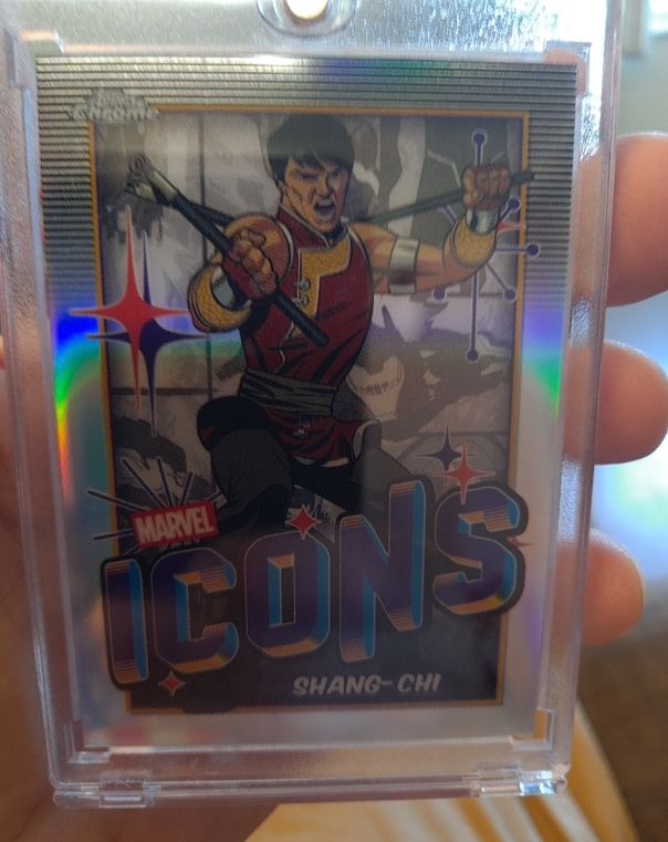 2025 Topps Chrome Marvel Icons #MI-9 Shang-Chi — front