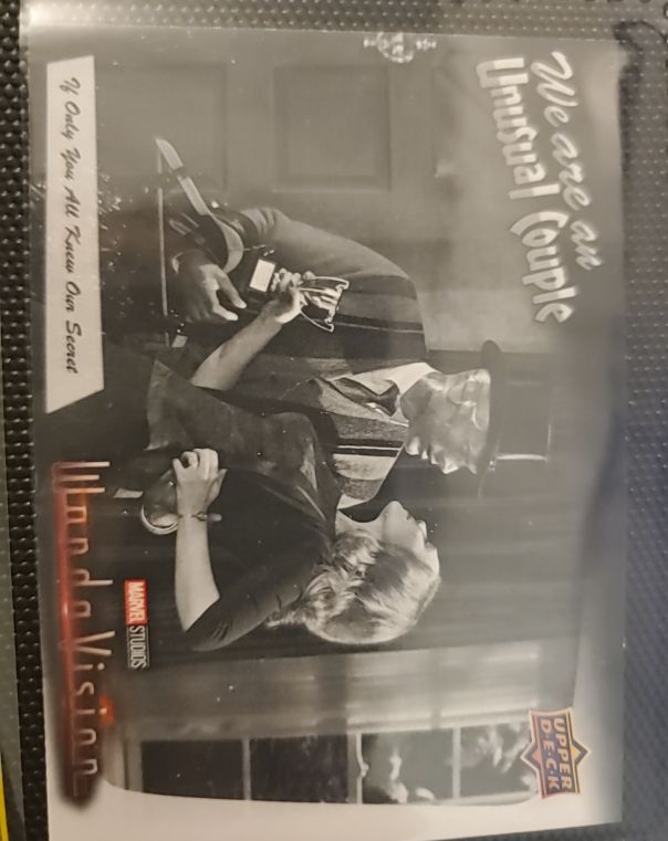 2022 Upper Deck Marvel WandaVision #WV-14 We Are an Unusual Couple — front