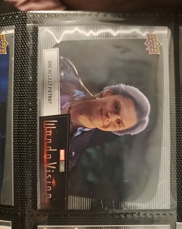 2022 Upper Deck WandaVision #47 She Recast Pietro? — front