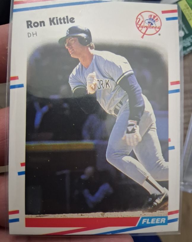 1988 Fleer #213 Ron Kittle — front