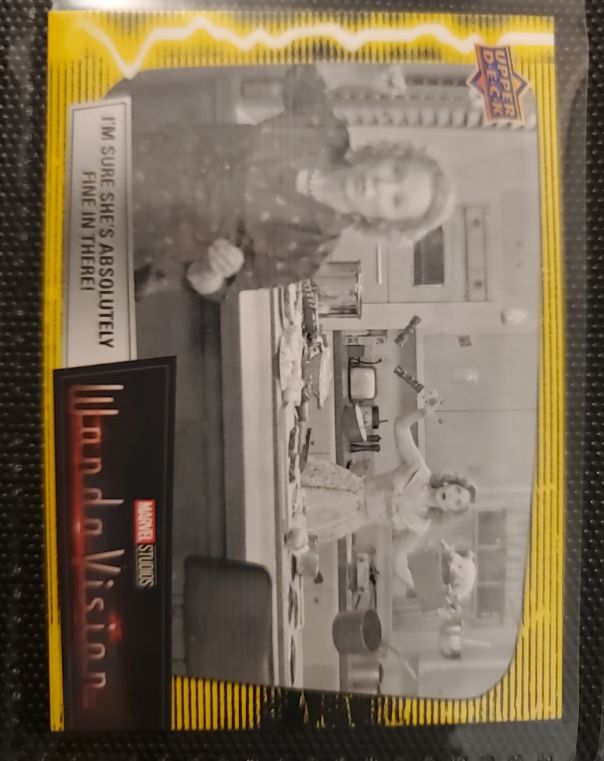 2023 Upper Deck Marvel Wandavision #7 I'm Sure She's Absolutely Fine — front