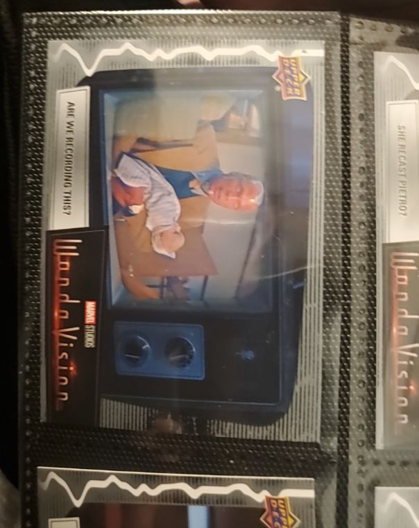 2022 Upper Deck Marvel Disney+ WandaVision #34 Are We Recording This? — front
