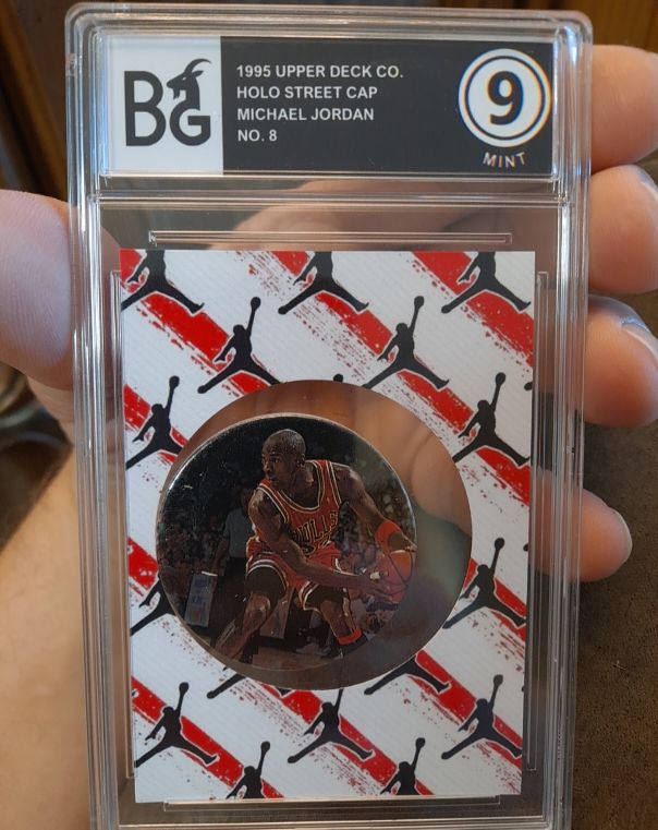1995 Upper Deck Co. Holo Street Cap #8 Michael Jordan — front