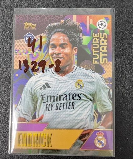 2024 Topps Future Stars Endrick Real Madrid — front
