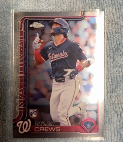 2025 Topps Chrome #146 Dylan Crews — front