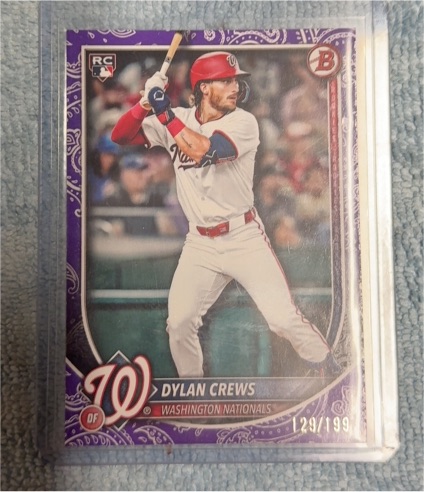 2025 Bowman #42 Dylan Crews — front