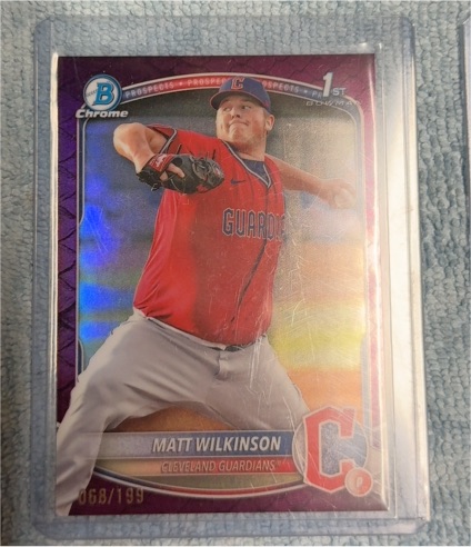 2025 Bowman Chrome #BCP-145 Matt Wilkinson — front