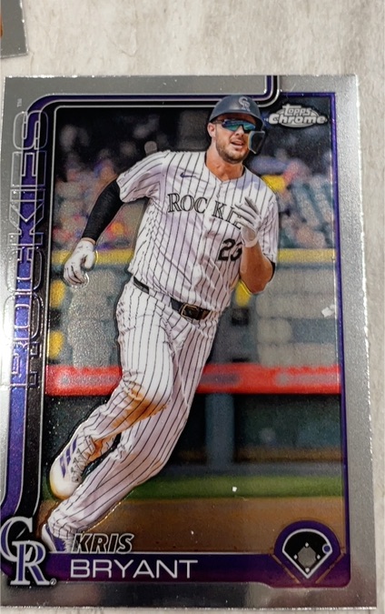 2025 Topps Chrome #248 Kris Bryant — front