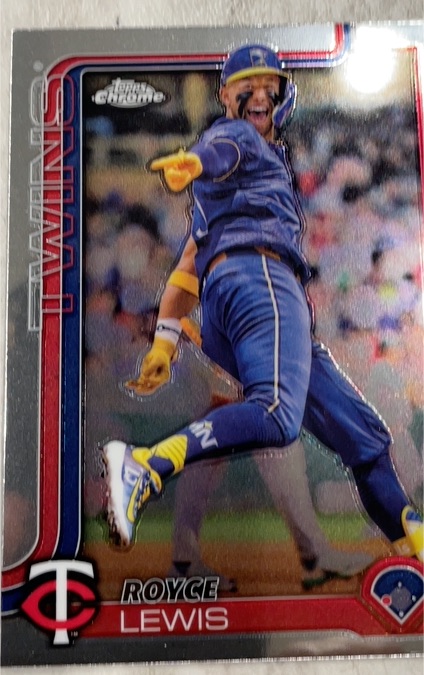 2025 Topps Chrome #254 Royce Lewis — front