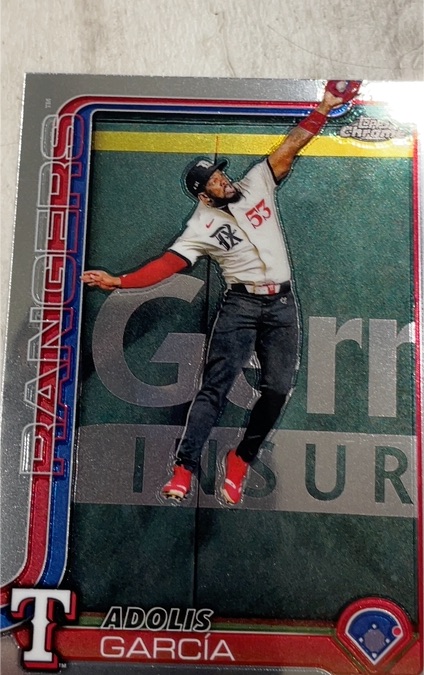 2025 Topps Chrome #293 Adolis García — front