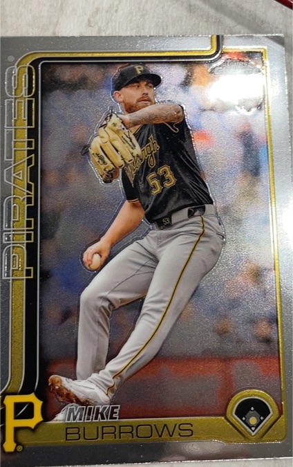 2025 Topps Chrome #78 Mike Burrows — front