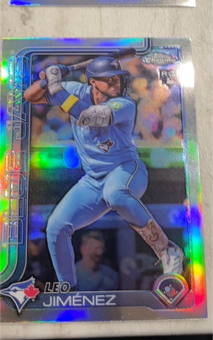 2025 Topps Chrome #276 Leo Jiménez — front