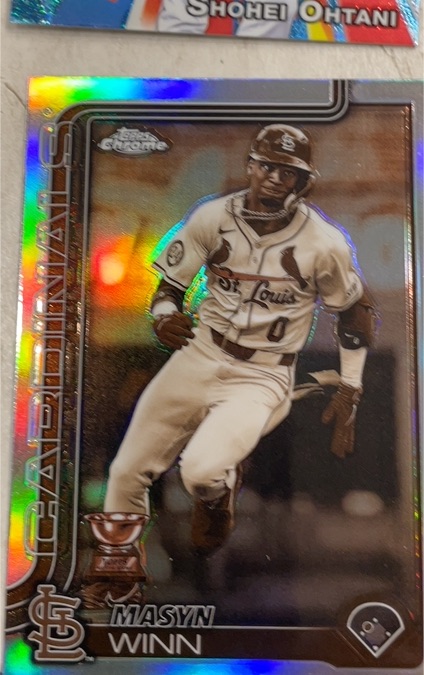 2025 Topps Chrome #244 Masyn Winn — front