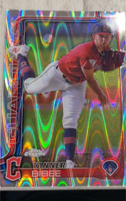 2025 Topps Chrome Tanner Bibee — front