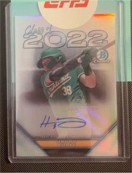 2022 Bowman Draft Chrome #C22A-EB Henry Bolte — front