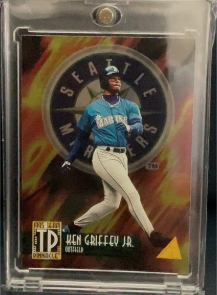 1995 Pinnacle Team Pinnacle Dufex #TP7 Ken Griffey Jr. — front