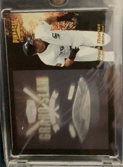 1996 Pinnacle Denny's Holograms #2 Frank Thomas Grand Slam — front