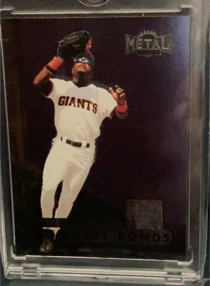 1998 Metal Universe #81 Barry Bonds — front