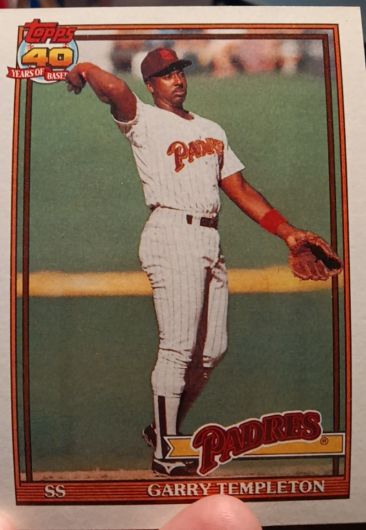 1991 Topps #253 Garry Templeton — front