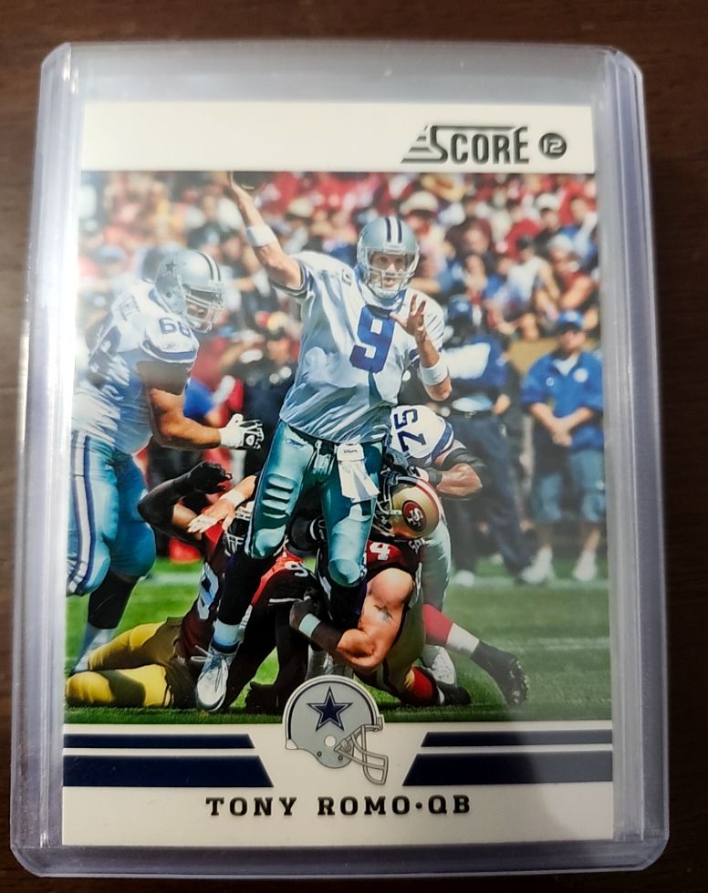 2012 Score #96 Tony Romo — front