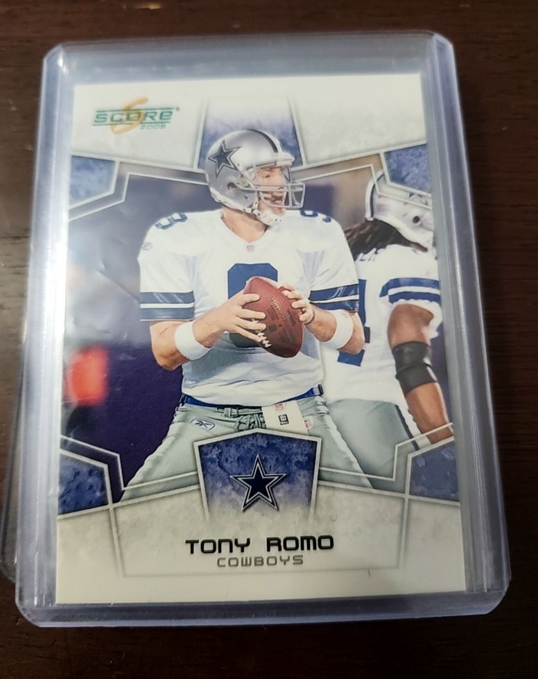 2008 Score Football #77 Tony Romo — front