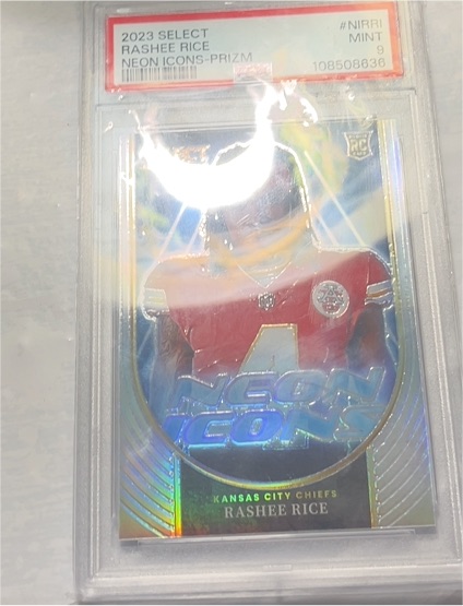 2023 Panini Select Rashee Rice Neon Icons Silver Prizm #NI-RRI — front