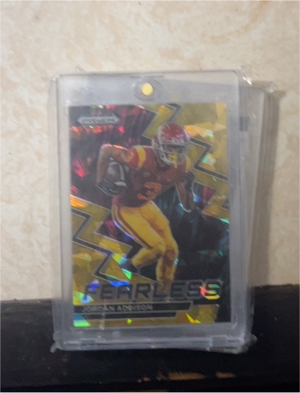 2023 Panini Prizm Draft Picks Fearless #F-17 Keon Johnson — front