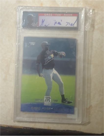 2001 Topps Reserve Greg 'Toe' Nash — front