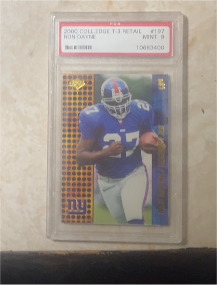 2000 Collector's Edge T-3 Retail #197 Ron Dayne — front