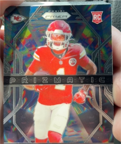2024 Panini Prizm Prizmatic #14 Xavier Worthy — front