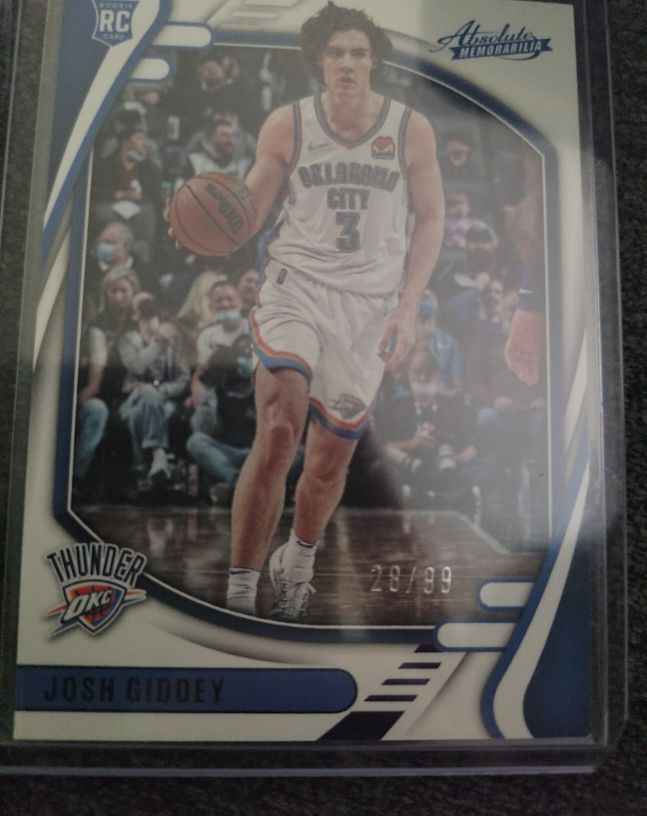 2021-22 Panini Chronicles Absolute Memorabilia #208 Josh Giddey — front