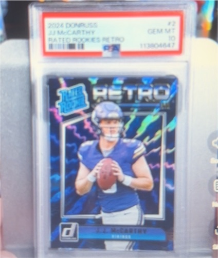 2024 Panini Donruss Rated Rookies Retro #2 J.J. McCarthy — front