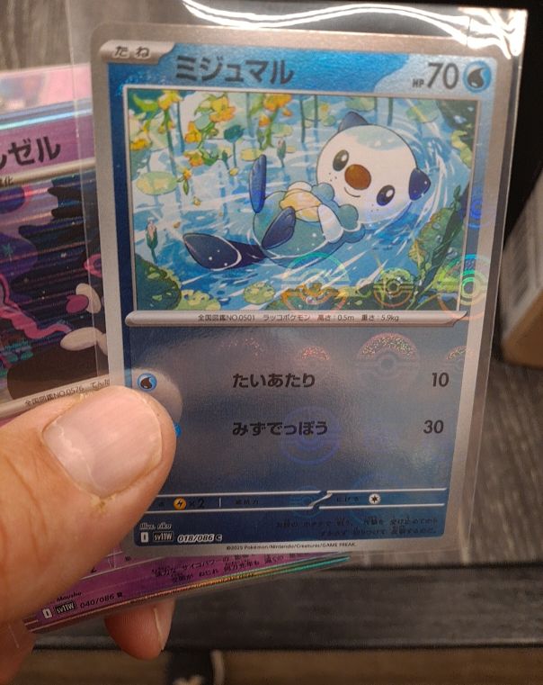 2023 Pokémon SV11W #018 Oshawott — front