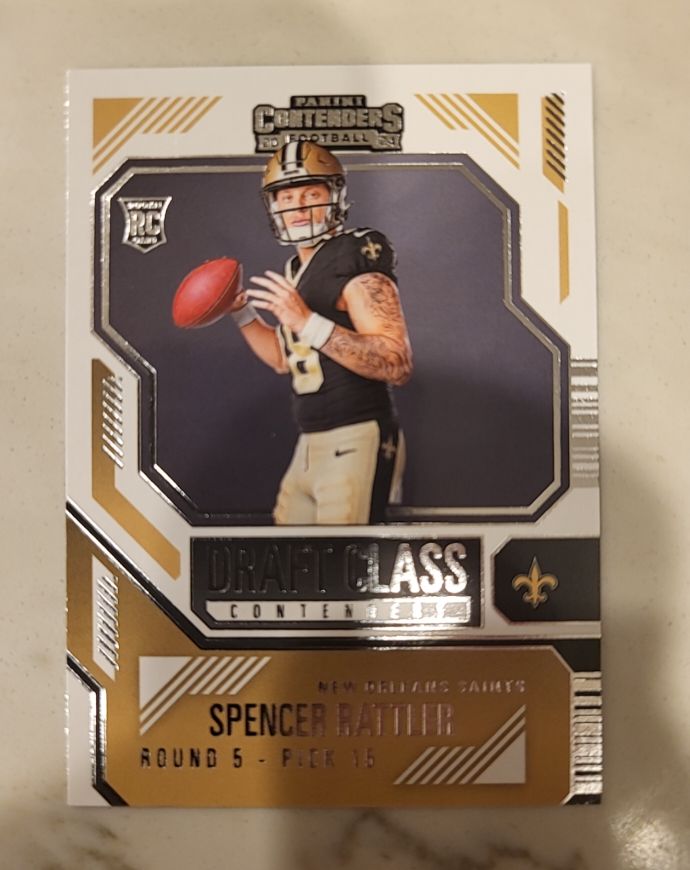 2024 Panini Contenders #10 Spencer Rattler Draft Class Contenders — front