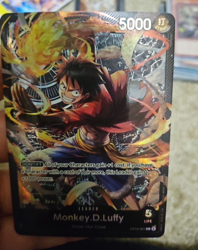 2024 One Piece Card Game ST14-001 Monkey D. Luffy — front