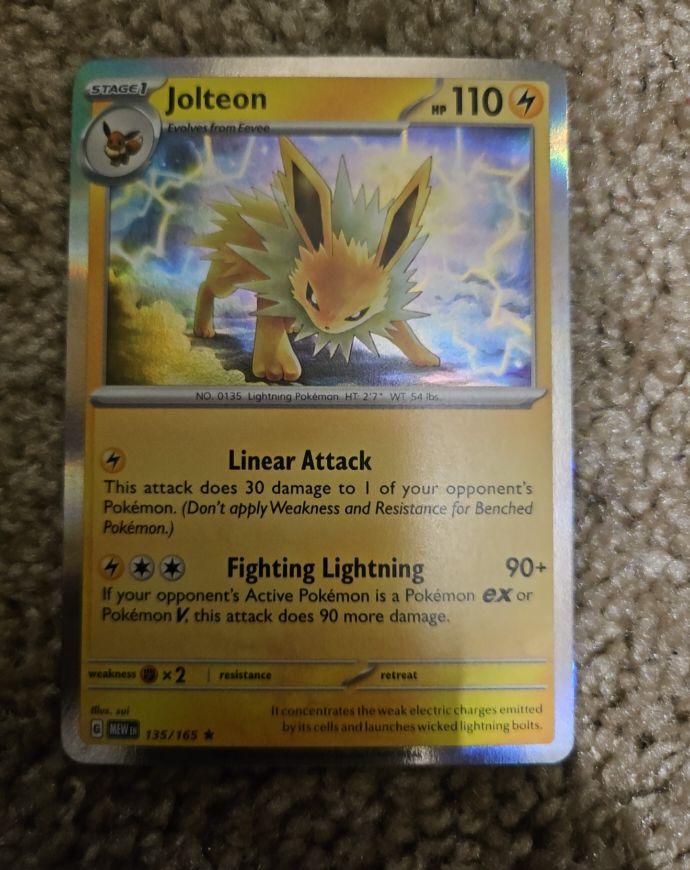 2023 Pokémon Scarlet & Violet 151 #135 Jolteon — front