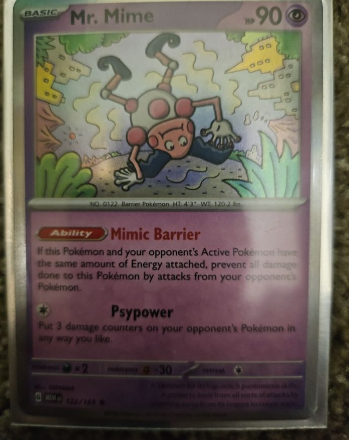 2023 Pokemon Scarlet & Violet 151 #122 Mr. Mime — front
