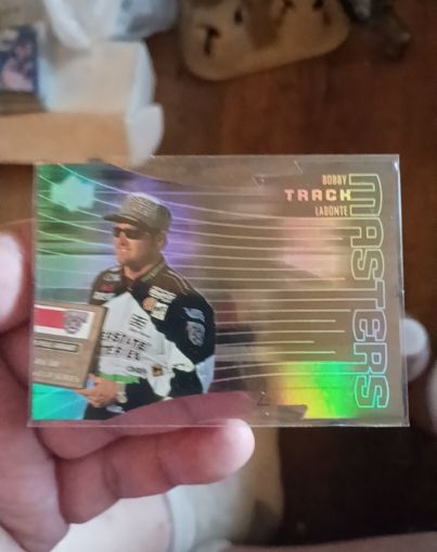1999 Upper Deck Track Masters Die Cut #TM11 Bobby Labonte — front