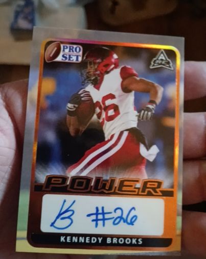 2021 Leaf Pro Set Power #BA-KB1 Kennedy Brooks — front