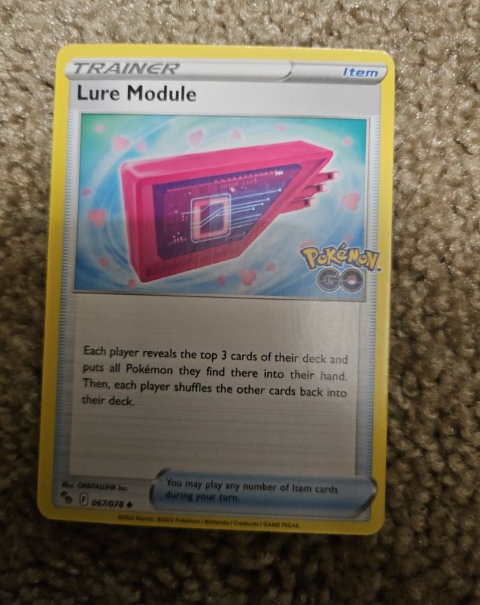 2022 Pokémon GO #067 Lure Module — front