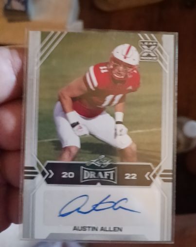 2022 Leaf Draft #BA-AA1 Austin Allen — front