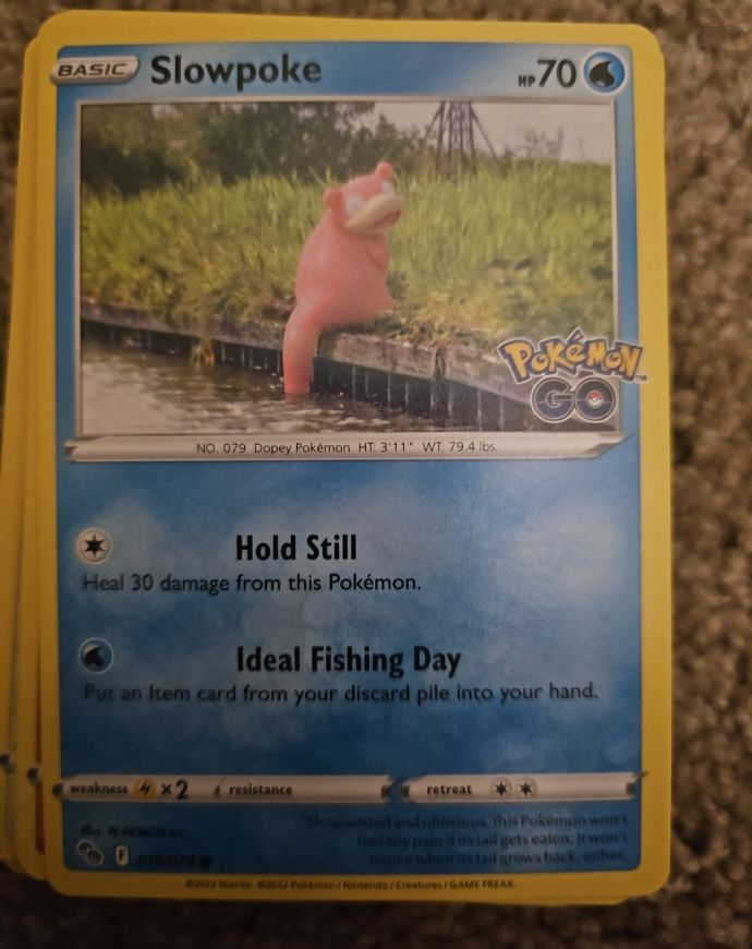2022 Pokémon GO #019 Slowpoke — front